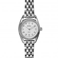 Shinola The Diamond Dial Derby Stainless Steel Bracelet Watch | 30mm | S0120250583