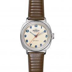 Shinola The Mechanic Brown Leather Strap Watch | 39mm | S0120250586