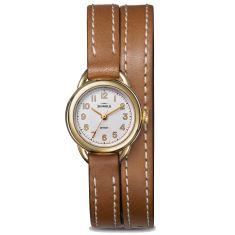 Hamilton Khaki Field Mechanical Bronze White Dial Brown Leather 