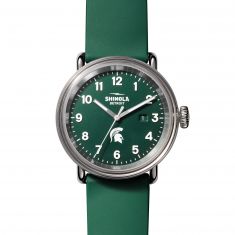 Shinola The Spartan Detrola Green Silicone Strap Watch | 43mm | S0120183163