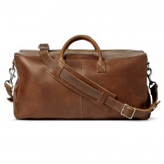 Shinola Utility Duffle USA Heritage Brown Leather Bag | S0320242044