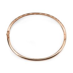 Shy Creation 3/8ctw Diamond Rose Gold Diamond Bangle Bracelet