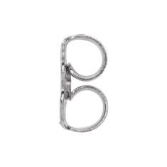 Single White Gold Medium Weight Friction Earring Back, 5.2mm