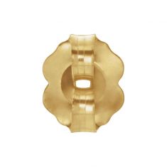 Single Yellow Gold Medium Weight Friction Earring Back, 5.2mm