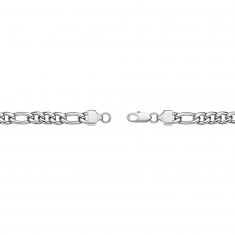 Stainless Steel Figaro Chain Bracelet | 9mm | 9 Inches