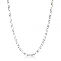Stainless Steel Figaro Chain Necklace | 4mm