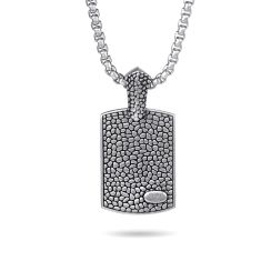 Stainless Steel Reptile Men's Pendant Necklace