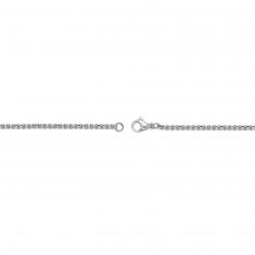 Stainless Steel Round Box Chain Necklace | 2mm