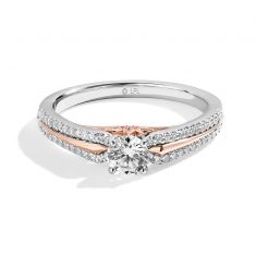 Star Wars™ Fine Jewelry Guardians of Light 3/4ctw Round Diamond Two-Tone Engagement Ring | Into The Galaxy