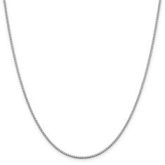 Sterling Silver 1.4mm Box Chain Necklace