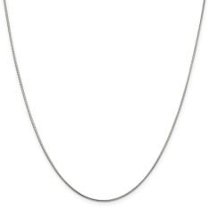 Sterling Silver 1mm Round Snake Chain Necklace