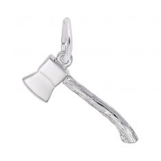Sterling Silver Axe Flat Charm