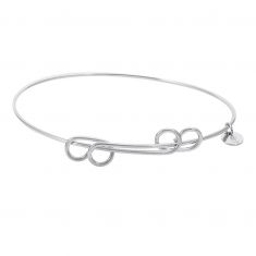 Sterling Silver Carefree Bangle Bracelet