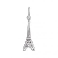 image of Sterling Silver Eiffel Tower Accent 3D Charm with sku:10025301000