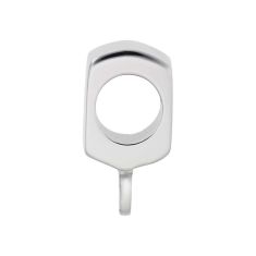 Sterling Silver Flat Front Charmdrop Charm Holder