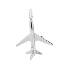 Sterling Silver L 1011 Airplane 3D Charm