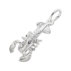 Sterling Silver Lobster 3D Charm