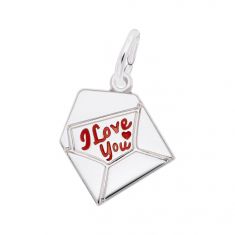 Sterling Silver Love Letter Flat Charm