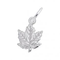 Sterling Silver Maple Leaf 2D Charm