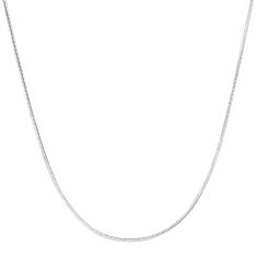 Sterling Silver Octagon Snake Chain 18in