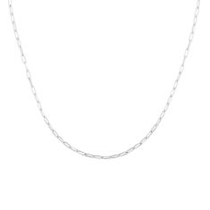 Sterling Silver Paperclip Large Link Chain Necklace | 2.6mm | 18 Inches