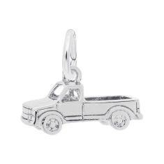 image of Sterling Silver Pick Up Truck 3D Charm with sku:10351301000
