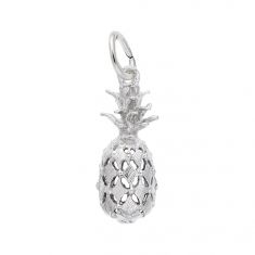 Sterling Silver Pineapple 3D Charm