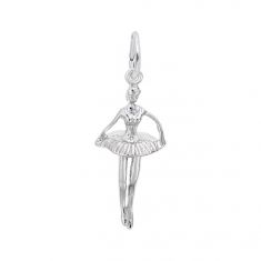 Sterling Silver Pointed Toes Ballet Dancer 3D Charm