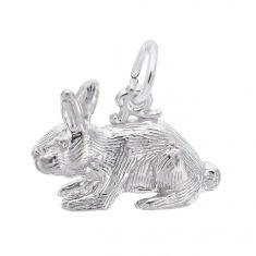 Sterling Silver Rabbit 3D Charm