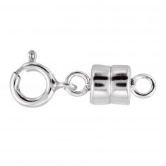 Sterling Silver Round Magnetic Clasp Converter