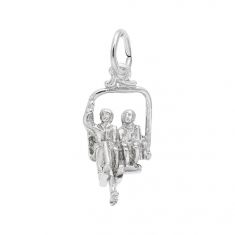 Sterling Silver Ski Lift 3D Charm