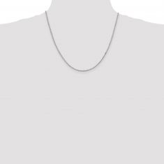 Sterling Silver Solid Box Chain Necklace | 1.5mm