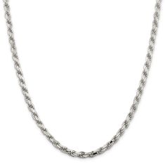 Real silver top rope chain