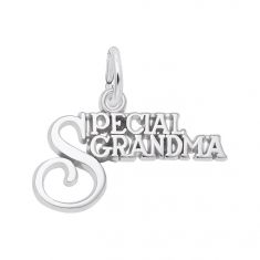 Sterling Silver Special Grandma Flat Charm