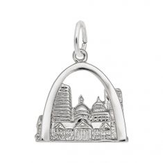 image of Sterling Silver St Louis Flat Charm with sku:10469901000