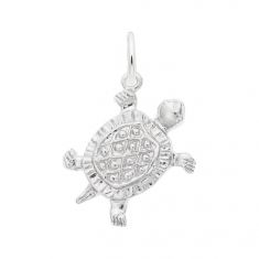 Sterling Silver Turtle 3D Charm
