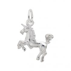 Sterling Silver Unicorn 3D Charm
