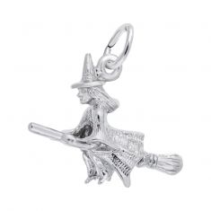 Sterling Silver Witch 3D Charm