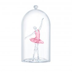 Swarovski Crystal Ballerina Under Bell jar Figurine