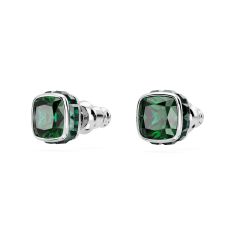 Swarovski Crystal Birthstone Rhodium Plated Stud Earrings