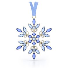 image of Swarovski Crystal Blue Gema Holiday Ornament with sku:20472635