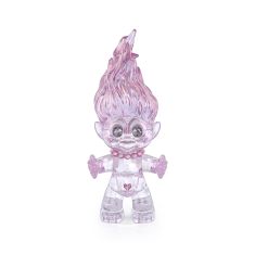 Swarovski Crystal Good Luck Trolls Troll Pink Figurine