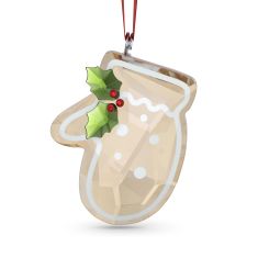 Swarovski Crystal Holiday Cheers Gingerbread Glove Ornament