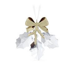 Swarovski Crystal Holiday Magic Holly Leaves Ornament