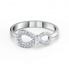 Swarovski Crystal Infinity Ring