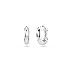 Swarovski Crystal Matrix Rhodium Plated Hoop Earrings