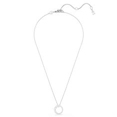 Swarovski Crystal Matrix Rhodium Plated Pendant Necklace