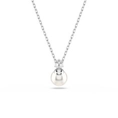 Swarovski Crystal Matrix Rhodium Plated Pendant Necklace