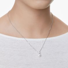 Swarovski Crystal Matrix Rhodium Plated Pendant Necklace