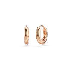 Swarovski Crystal Matrix Rose Gold-Tone Hoop Earrings
